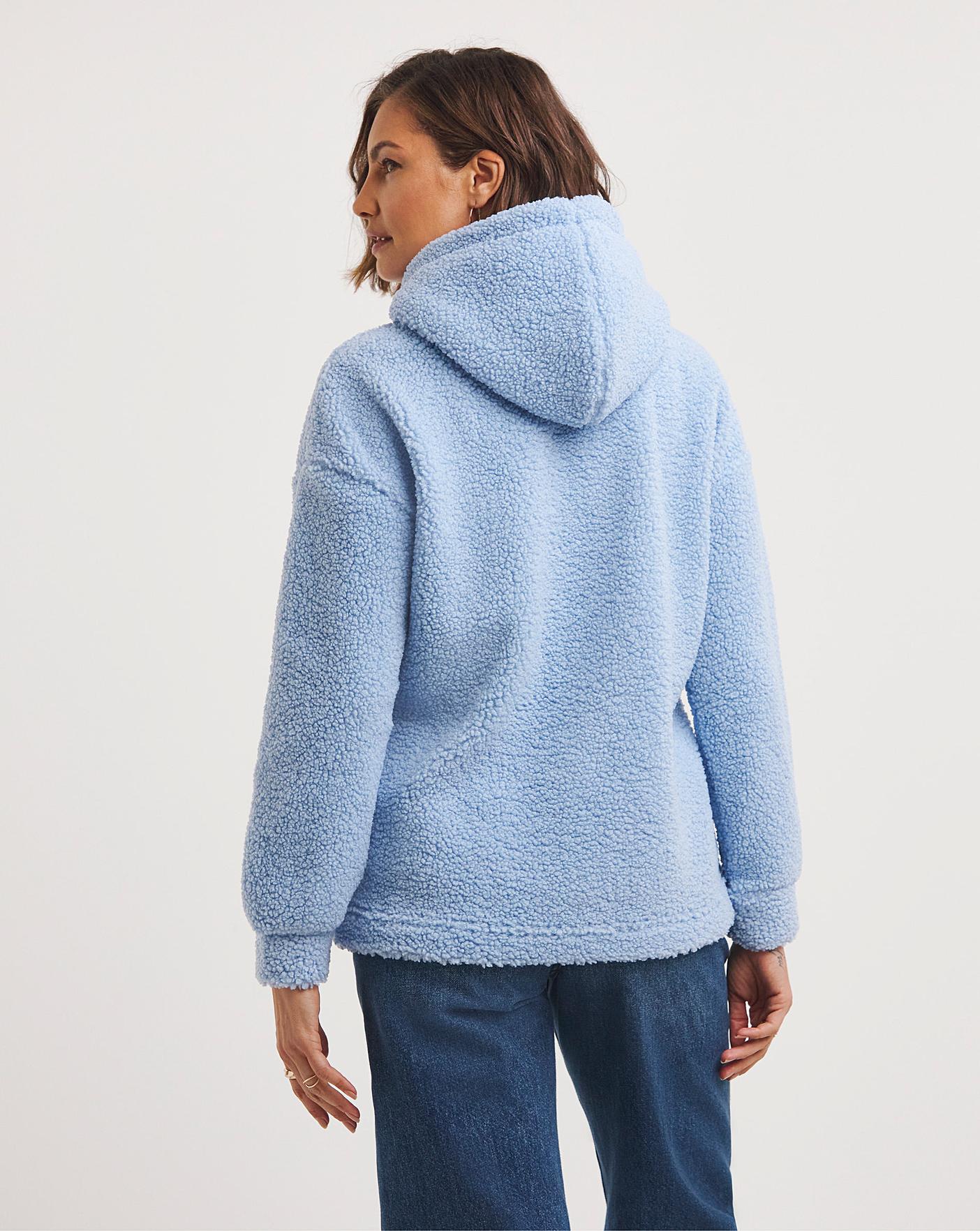 Blue Borg Fleece Hoodie | Ambrose Wilson