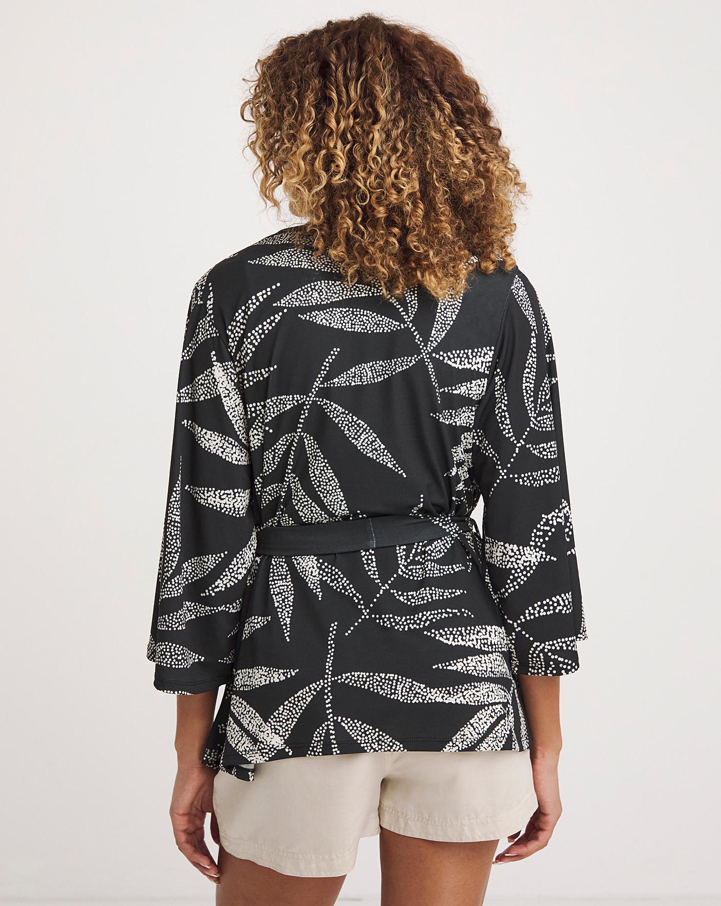 Jersey Kimono Tie Waist Top J D Williams