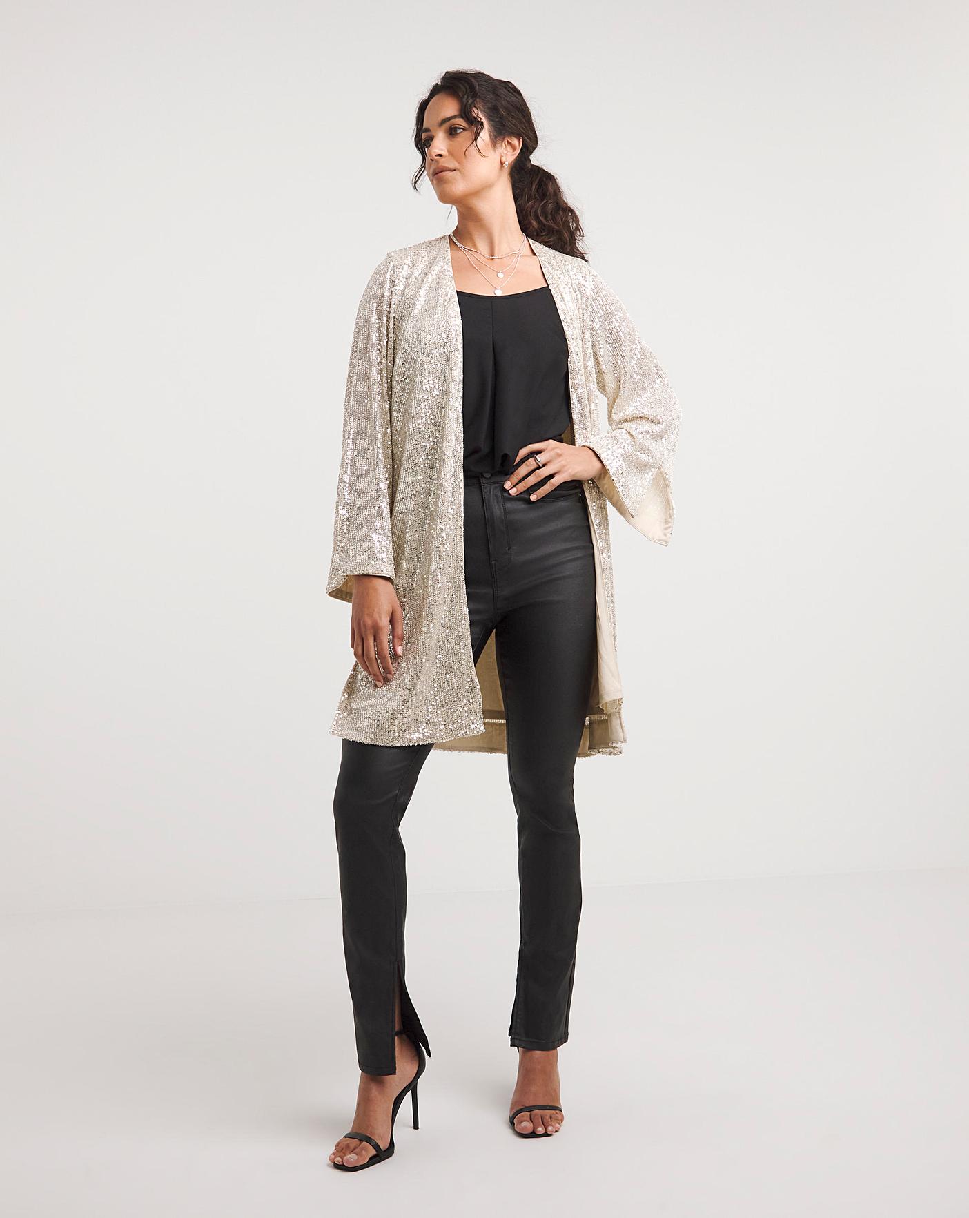 Grey deals sequin cardigan