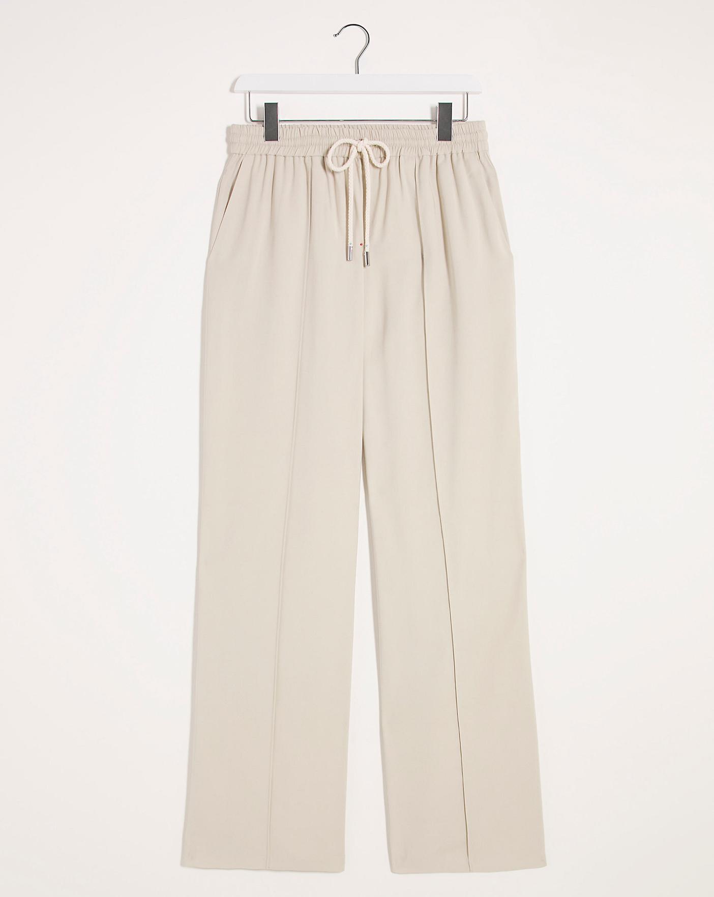 Premium Lyocell Wide Leg Trouser | J D Williams