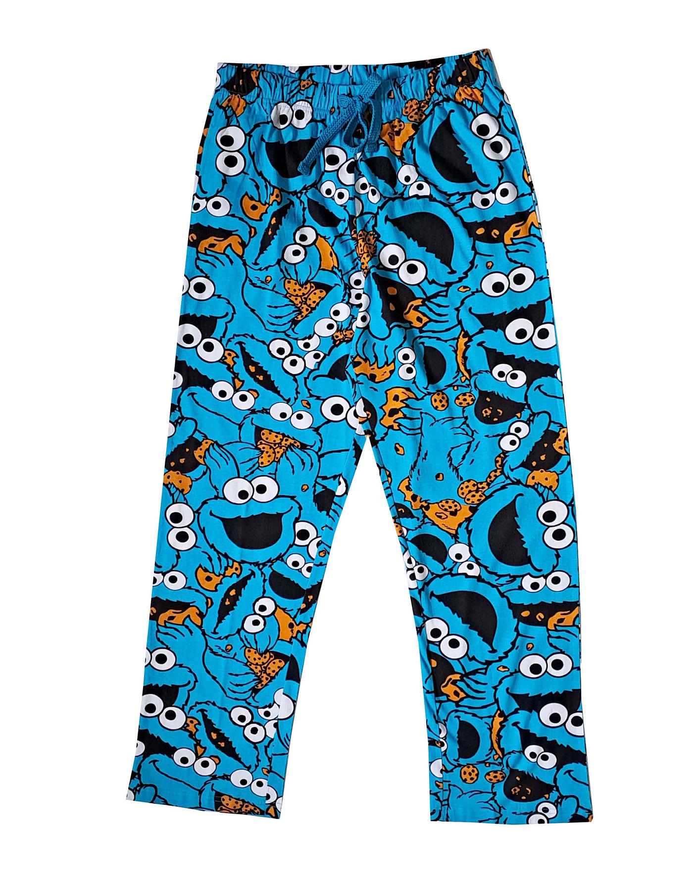 Cookie monster men's pajamas hotsell