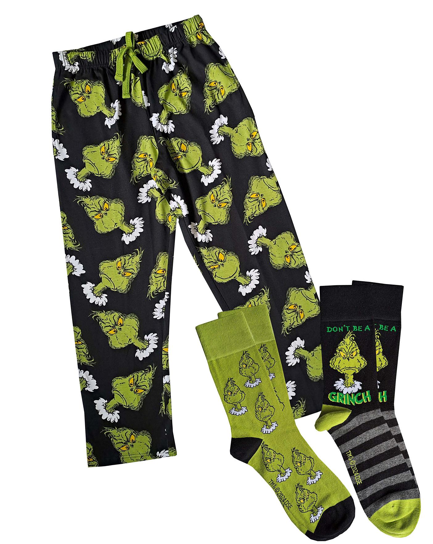 Mens grinch pajamas sale