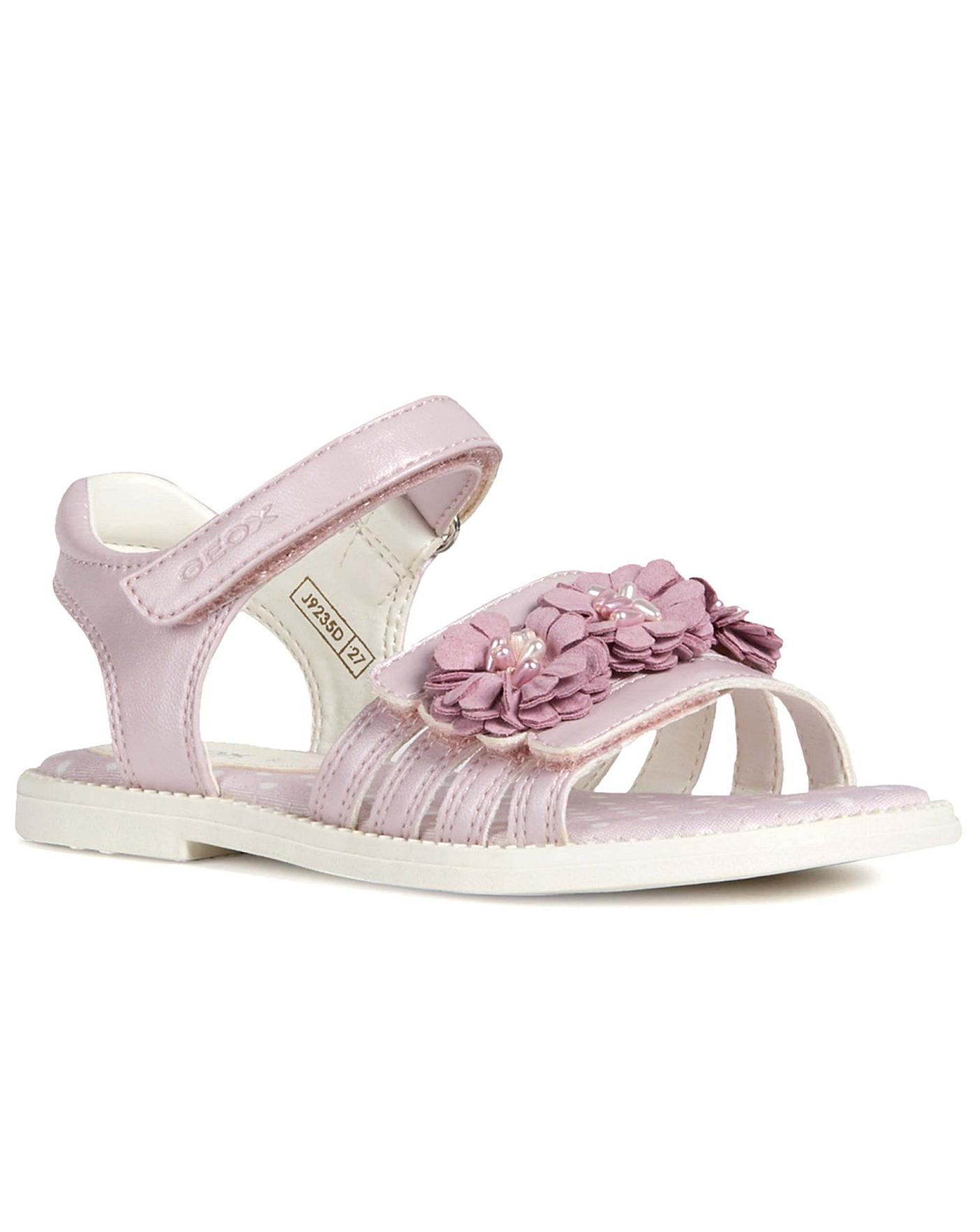 Geox Girls Junior Karly Flower Sandals