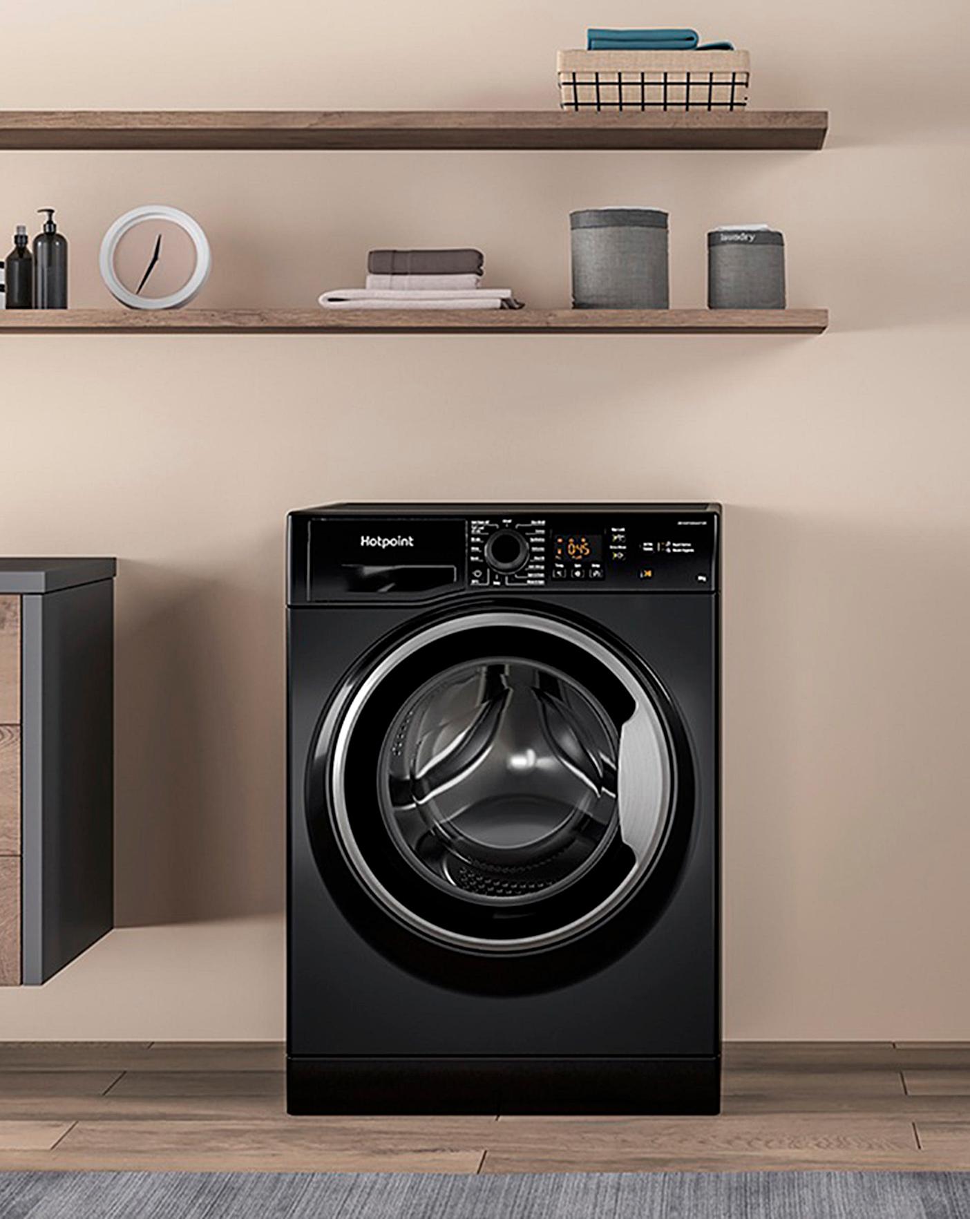 Hotpoint black deals washing machine