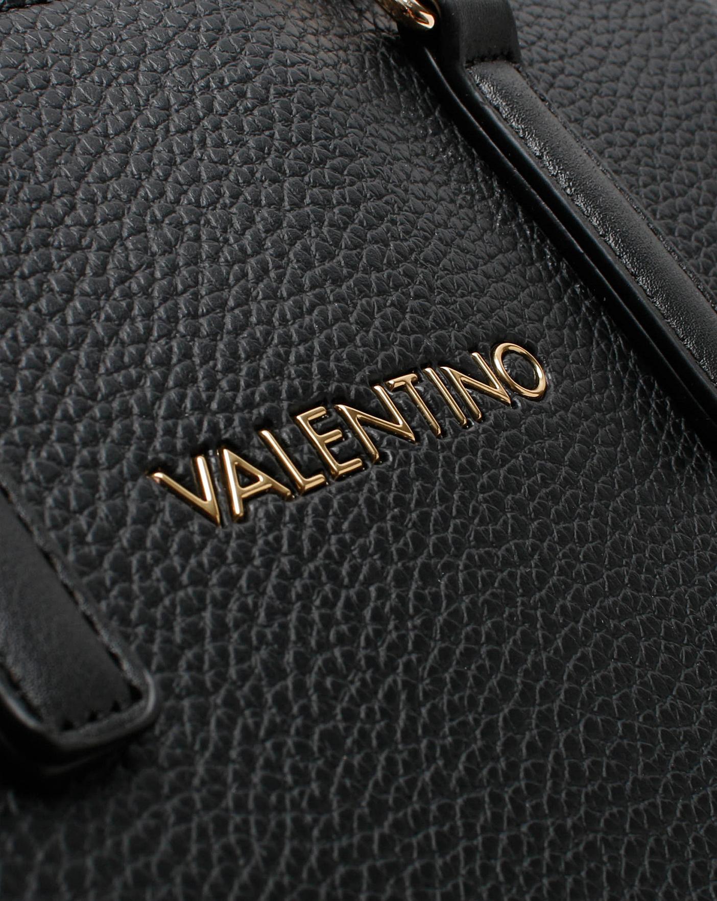 Valentino Bags Superman Pebbled Black Tote Bag