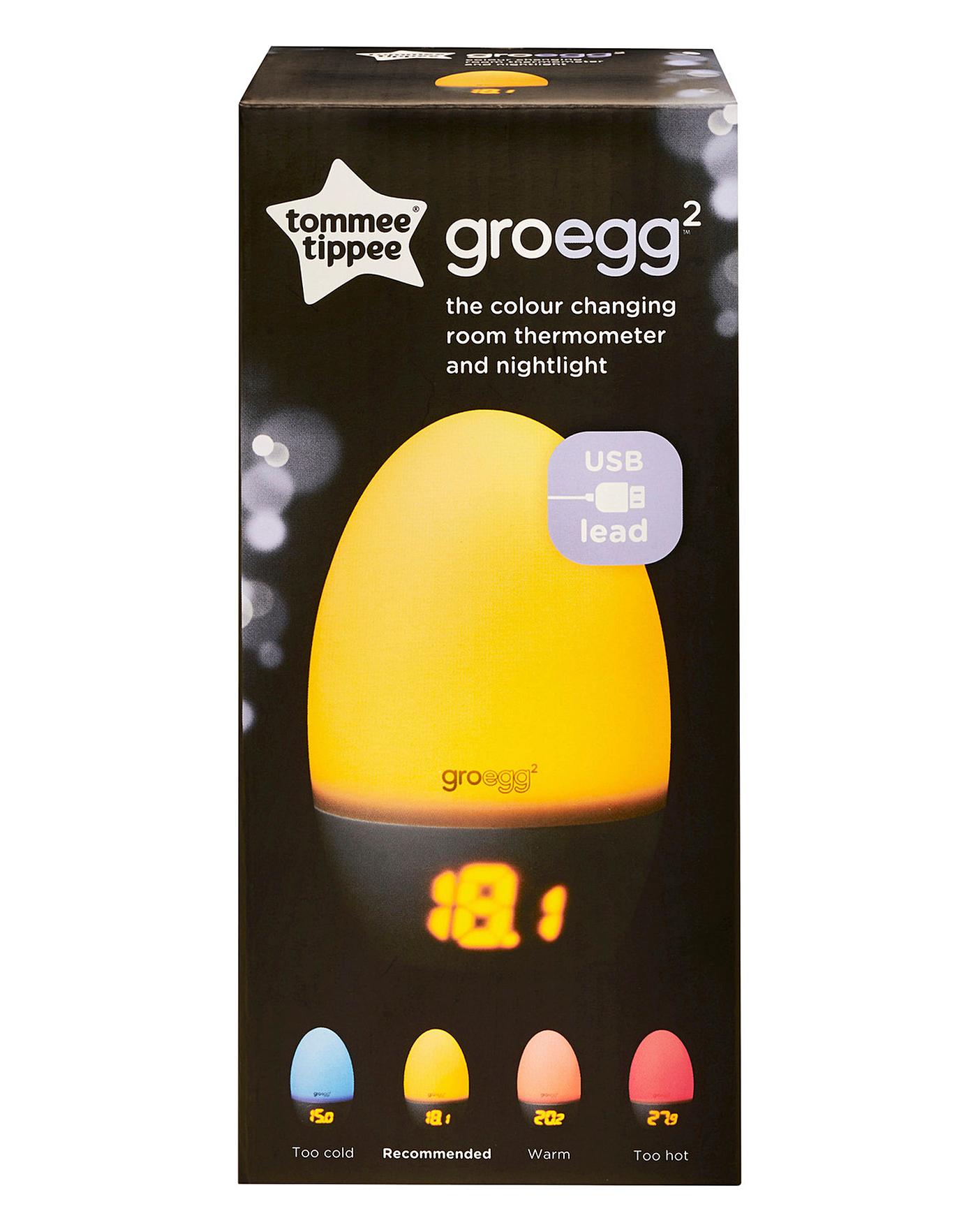 Gro Egg 2 Review of Colour Changing Baby Room Thermometer 