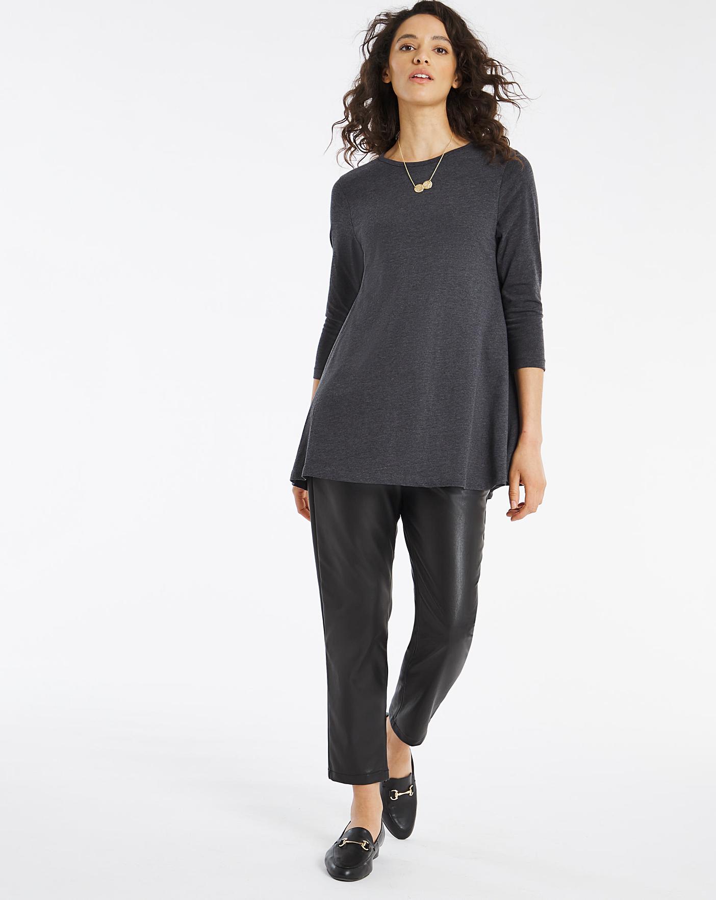 2 Pack Swing Tunic Plain | J D Williams