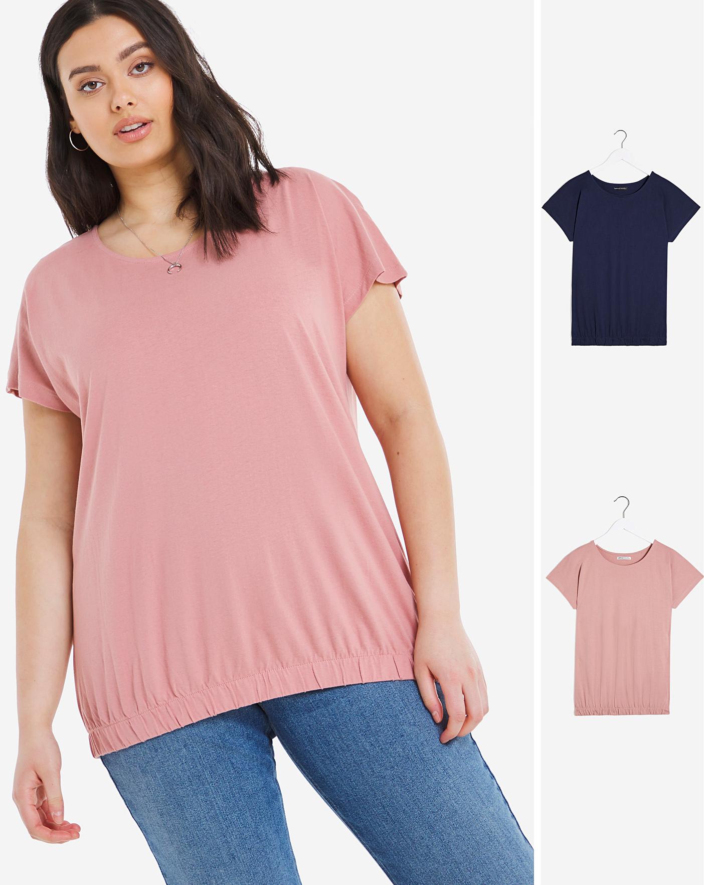 bubble hem tshirts