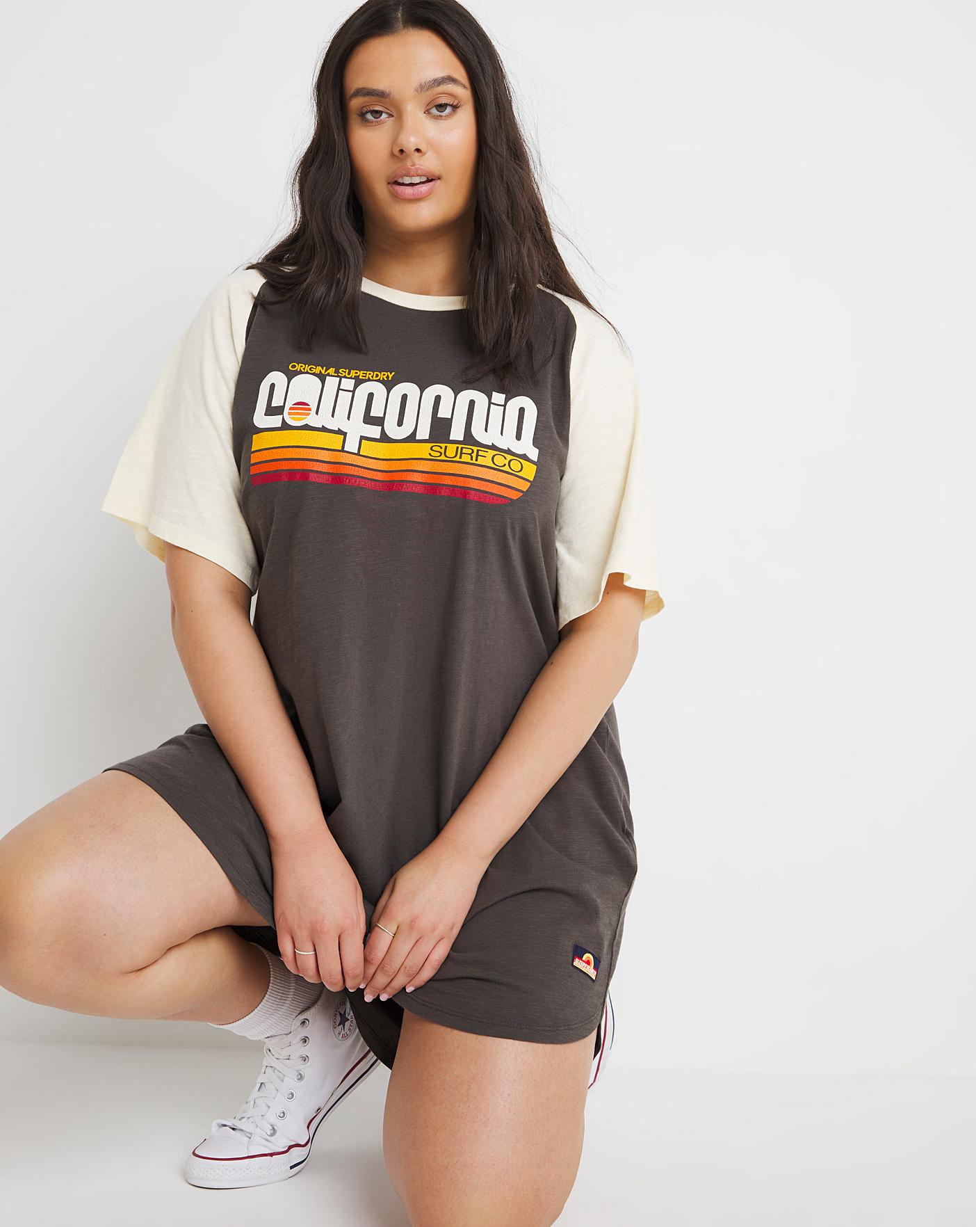 superdry t shirt dress