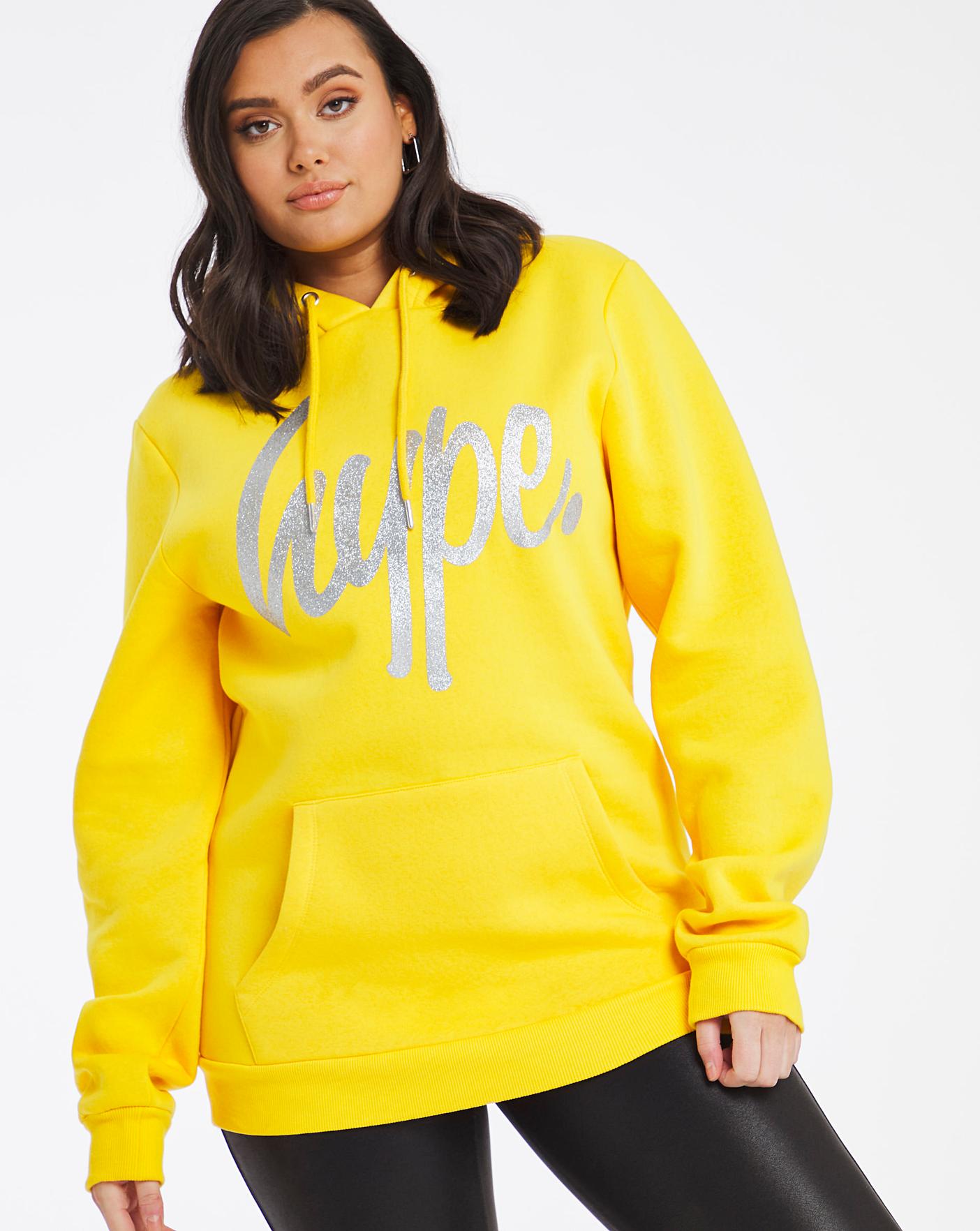 yellow hype hoodie