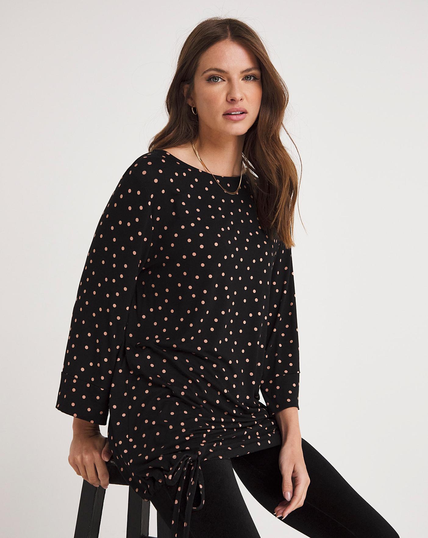 Julipa Spot Jersey Top | J D Williams