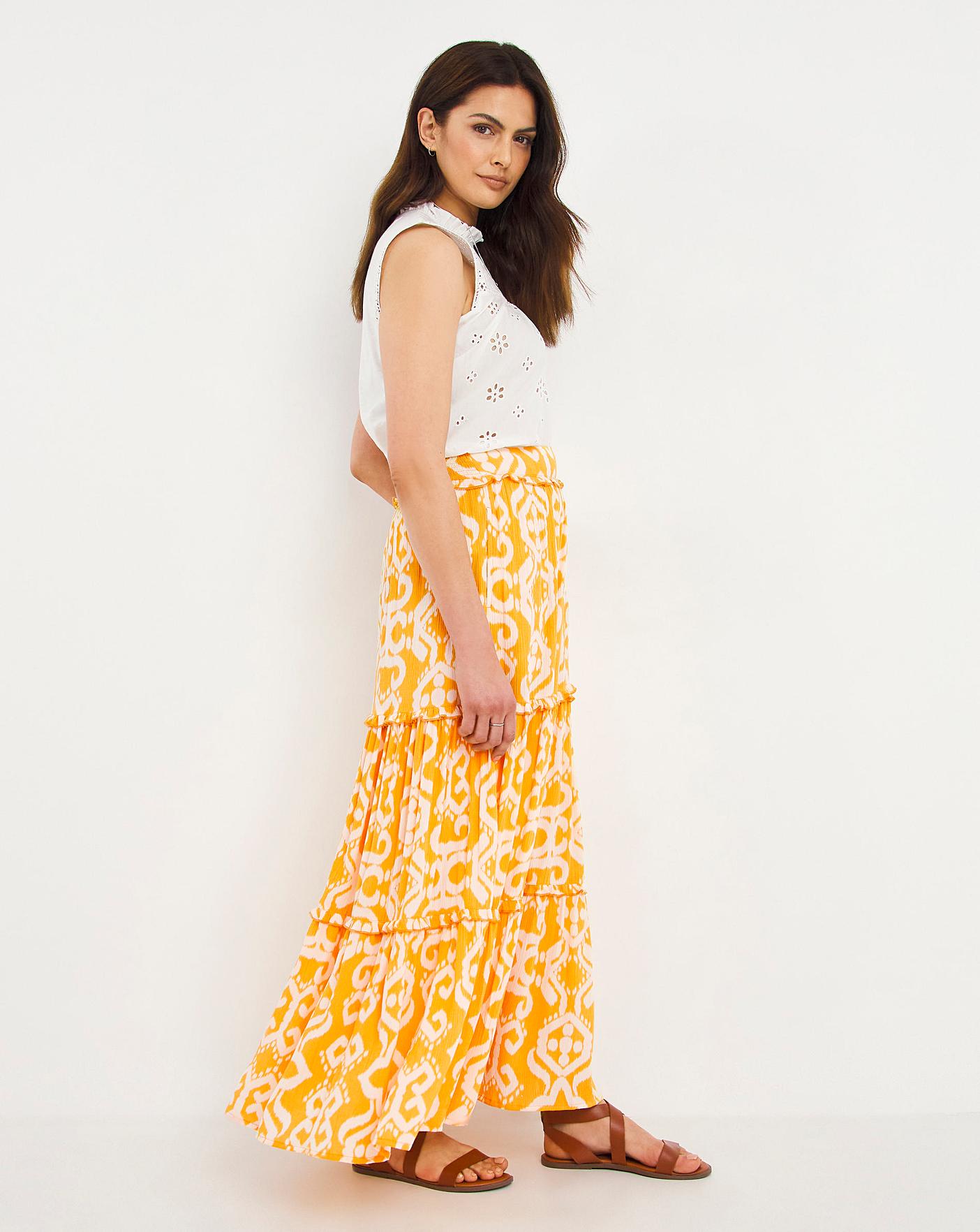 Long yellow 2024 skirt for sale