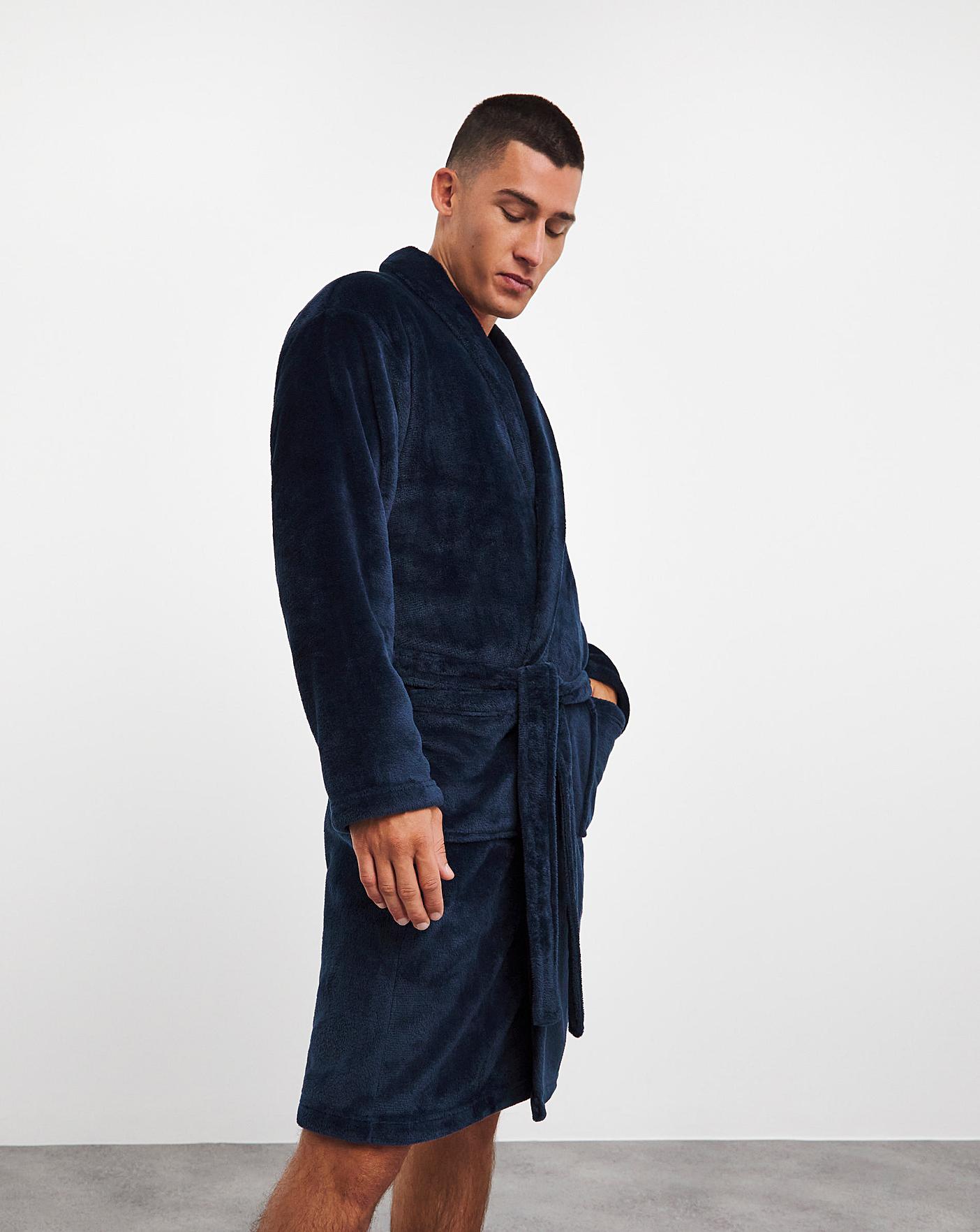 Fleece Dressing Gown | J D Williams