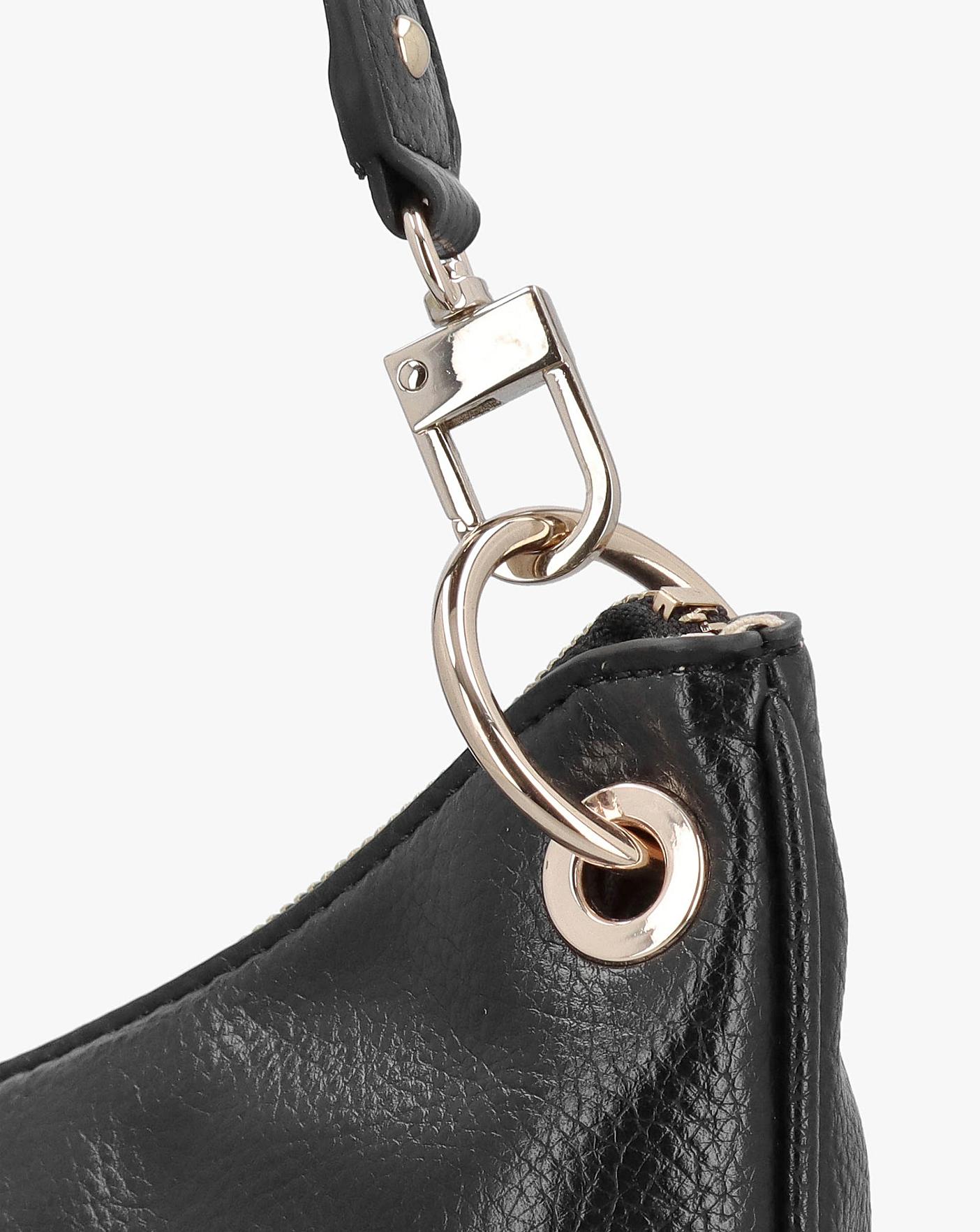 Guess Large Levia Black Hobo Bag Simply Be