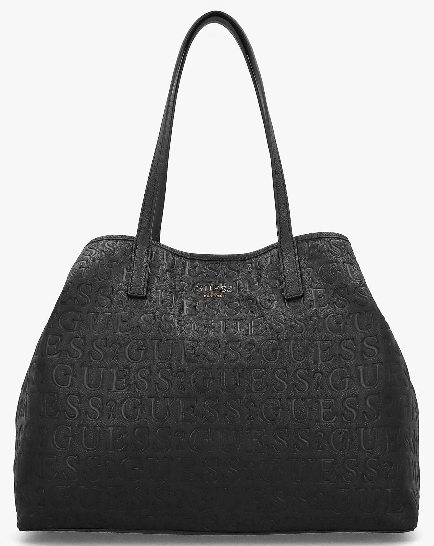 Guess Vikky II Debossed Logo Tote Bag Fashion World