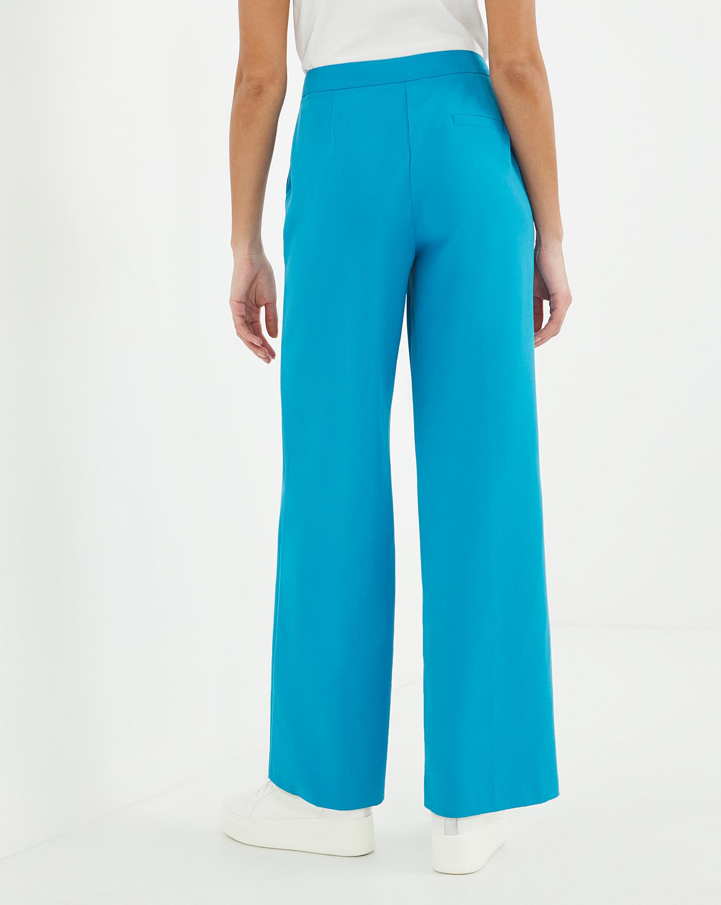 Blue Wide Leg Trousers | J D Williams