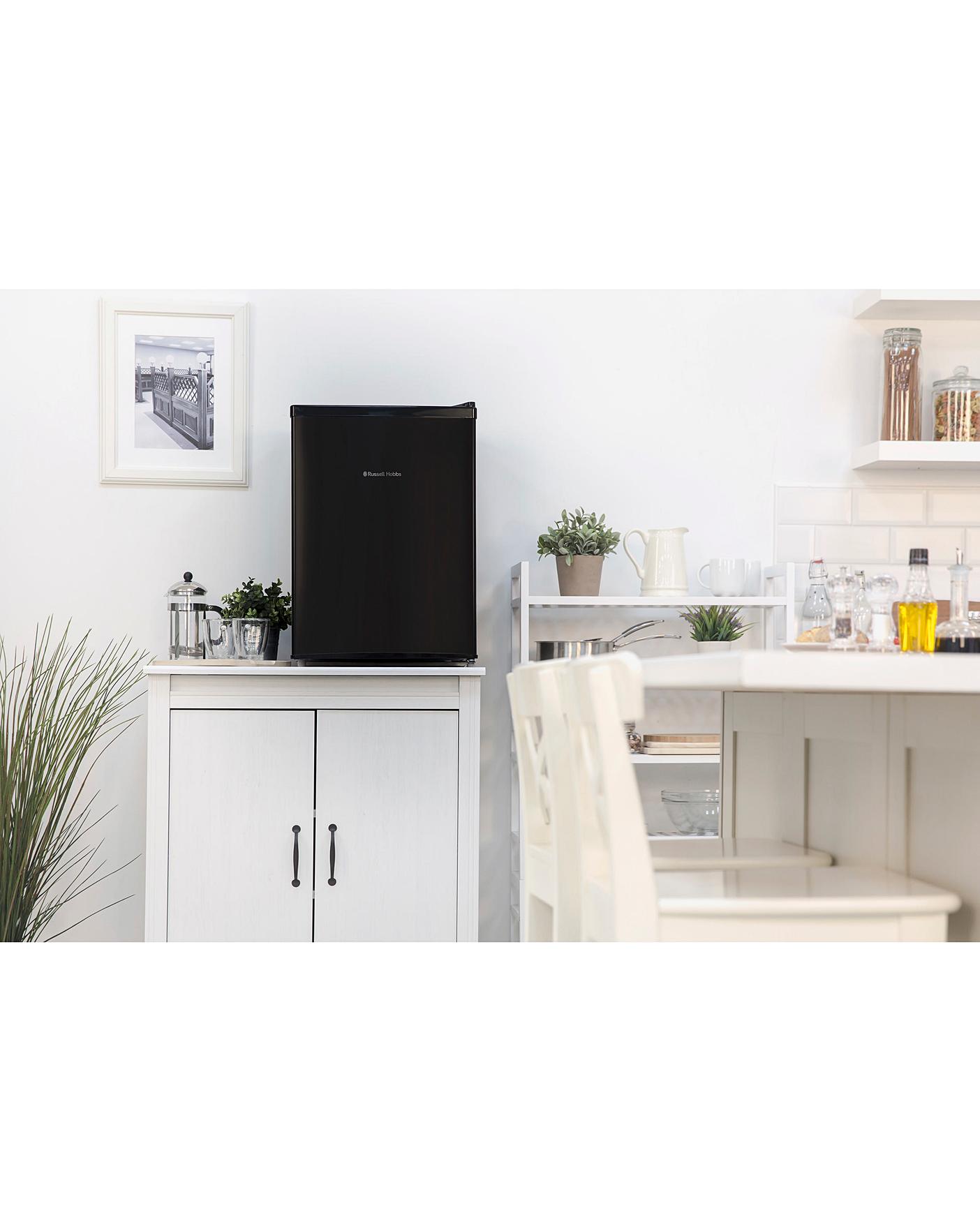 Russell Hobbs RHTTF67B Mini Fridge Black Home Essentials