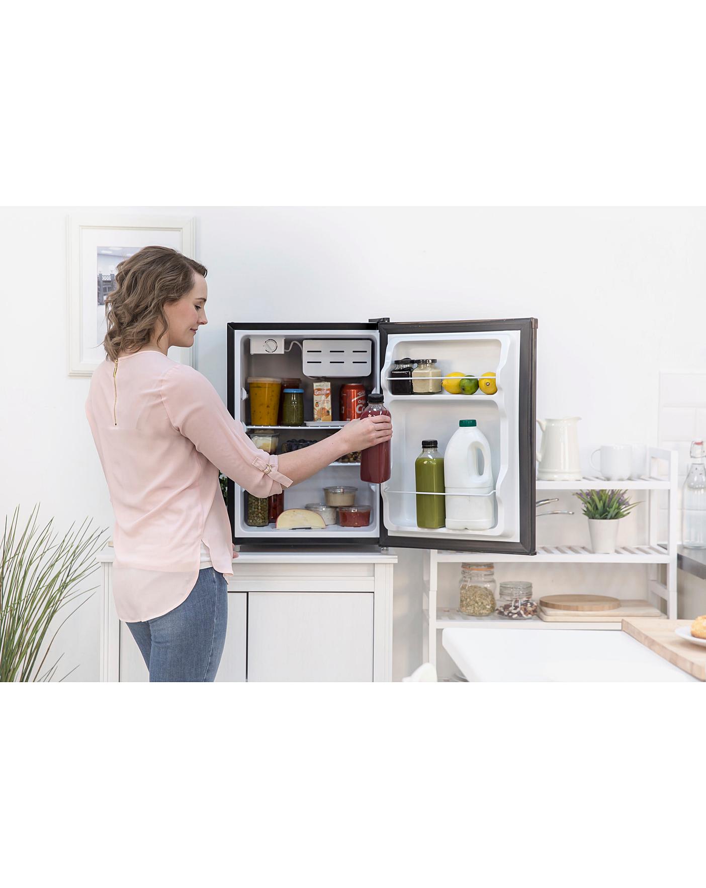 Russell Hobbs RHTTF67B Mini Fridge Black Home Essentials