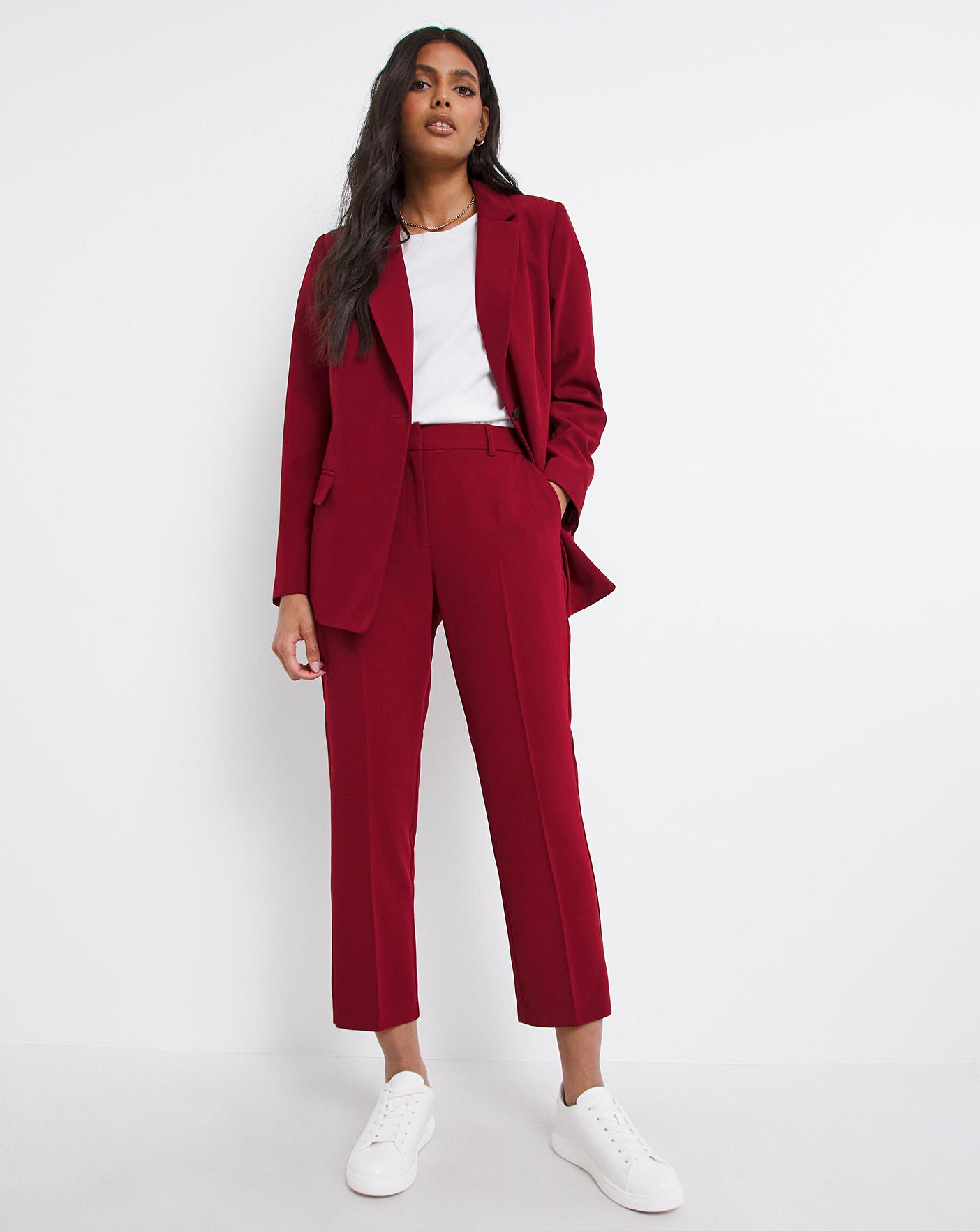 womens suit with trainers