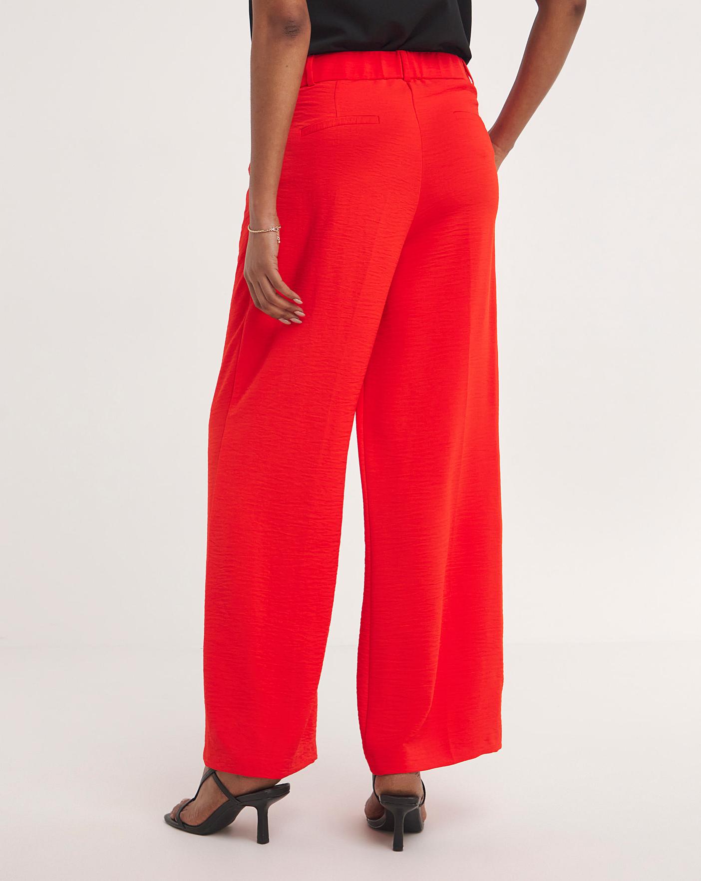 Textured Pleated Wide Leg Trousers | Ambrose Wilson