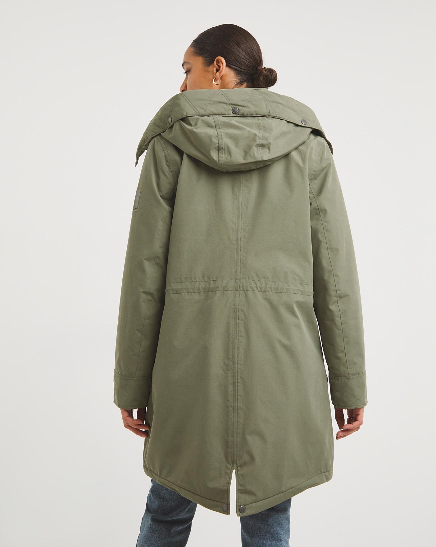 Jack wolfskin rocky sale point parka woodland green