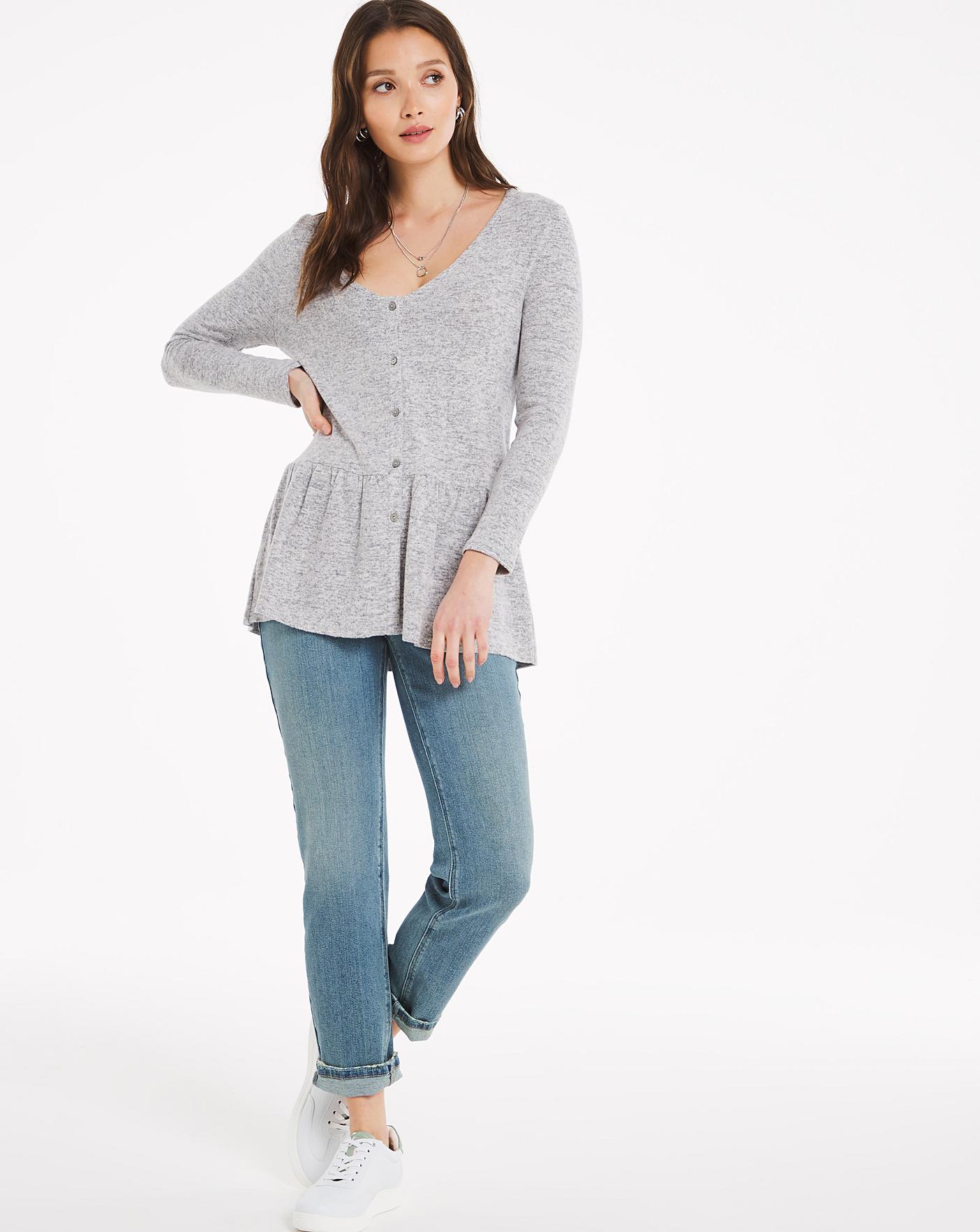 peplum cardigans