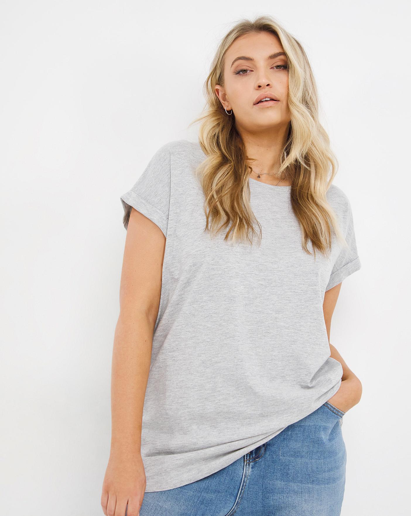 Pack of 2 Boyfriend T-shirts | Simply Be