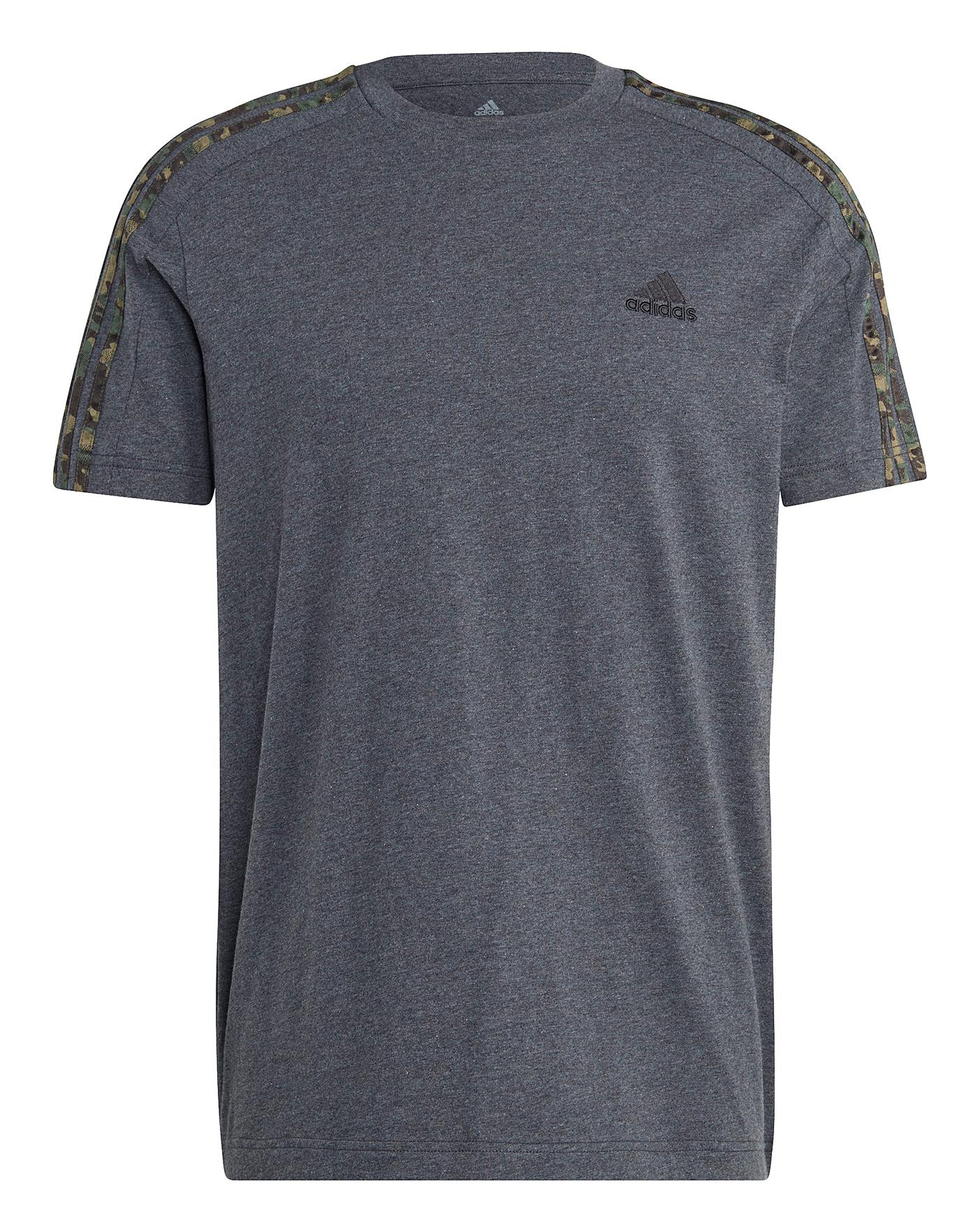 Grey adidas shirt mens online