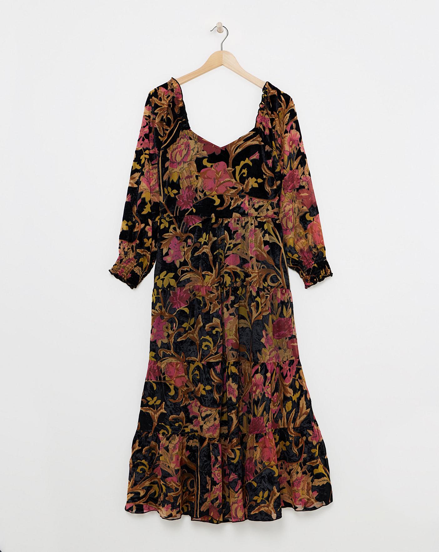 Joe Browns Christmas Wishes Devore Dress | Simply Be