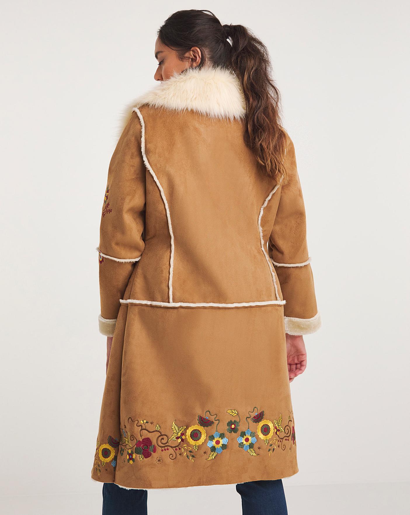 Joe browns faux fur collar clearance coat