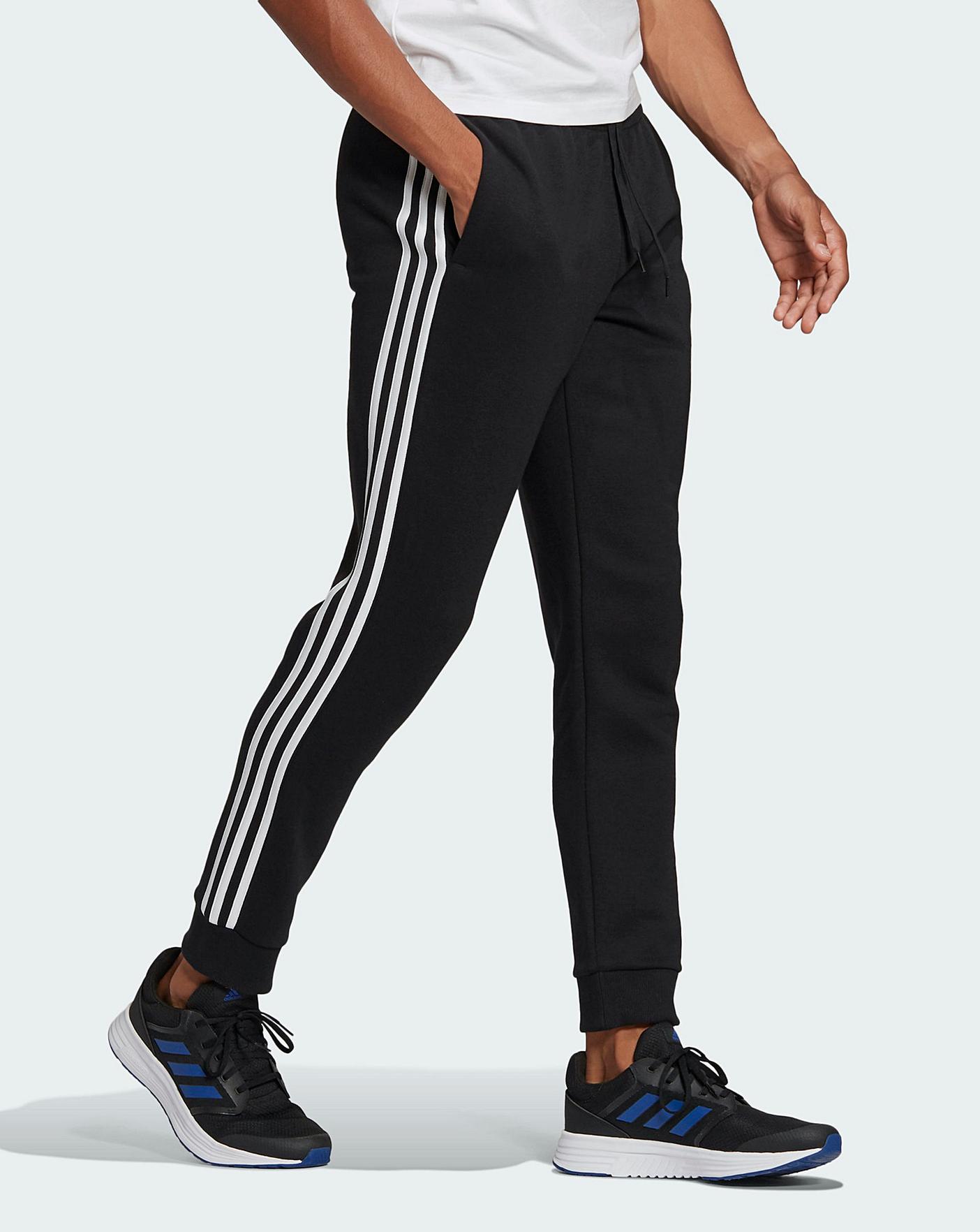 adidas 3 stripes fleece pants