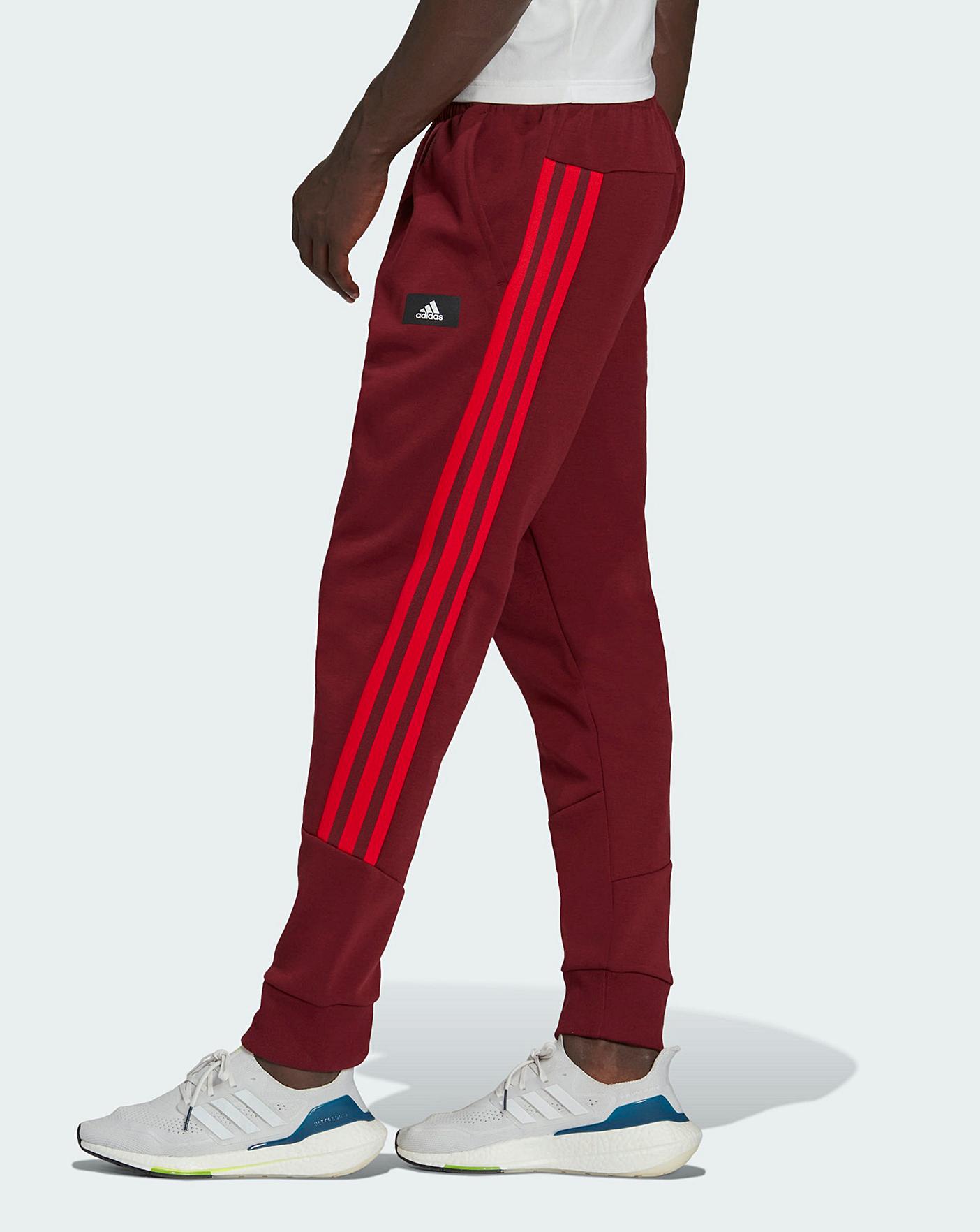 adidas red colour lower