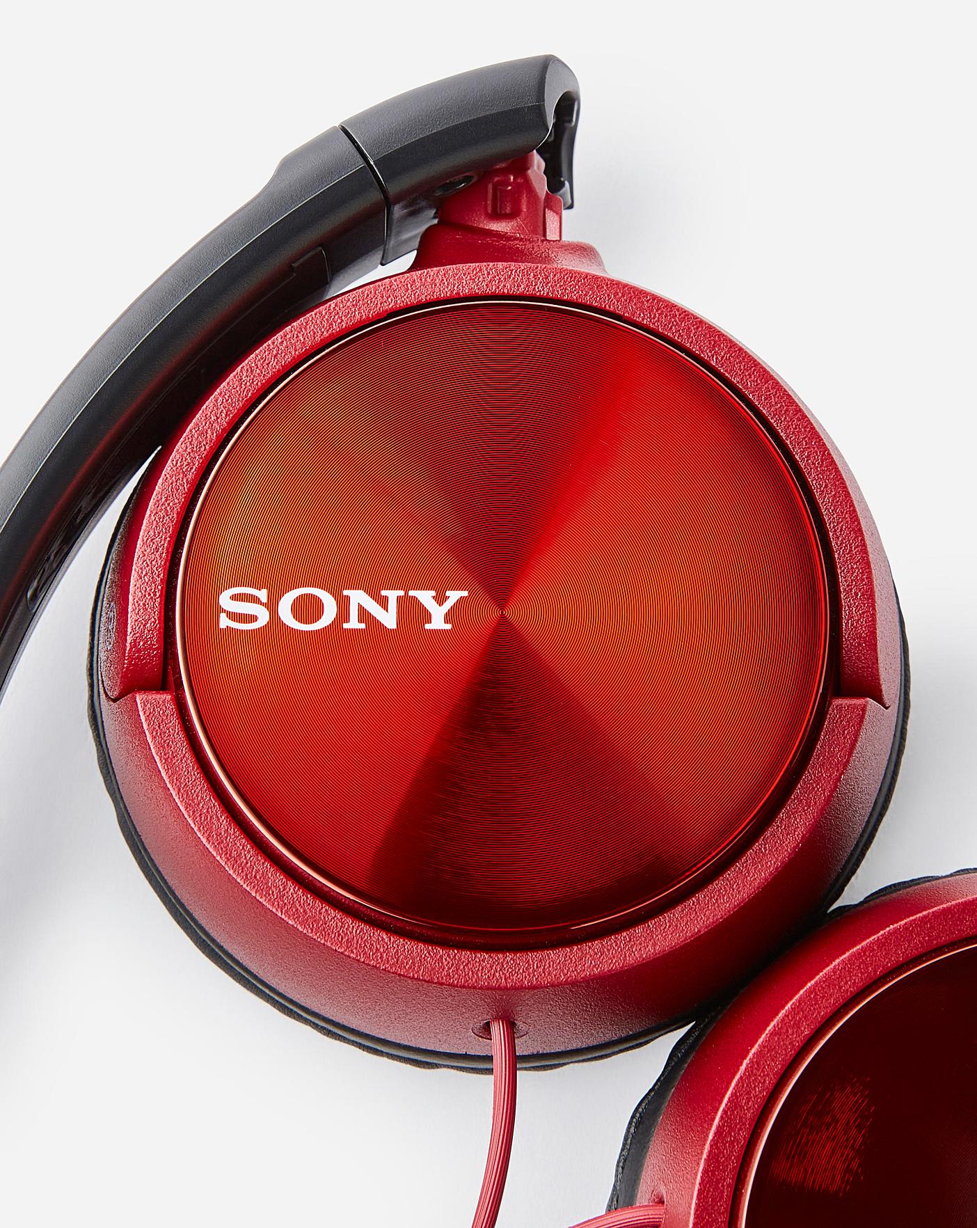 Sony MDR-ZX310 Over ear Headphones Red