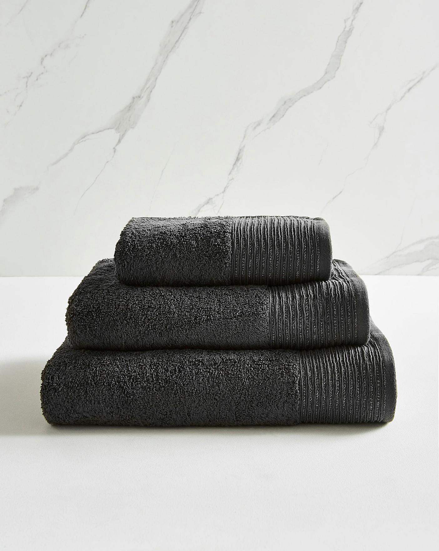 Grey discount sparkle towels