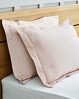 Waffle Pure Cotton Oxford Pillowcases