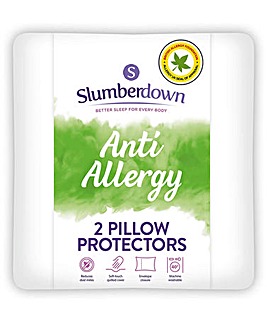 Slumberdown Anti-Allergy Pack of 2 Pillow Protectors