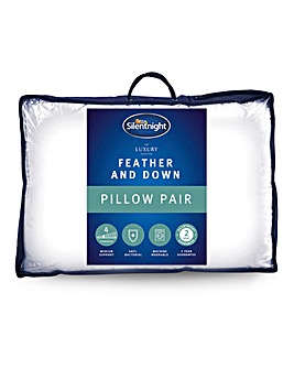 Silentnight Feather & Down Pack of 2 Pillows