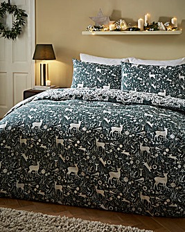 Linear Stags Duvet Cover Set