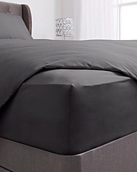 200TC Plain Dye Extra Deep Fitted Sheet