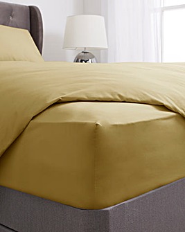 200TC Plain Dye Fitted Sheet