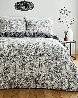 Sketched Floral Duvet Set