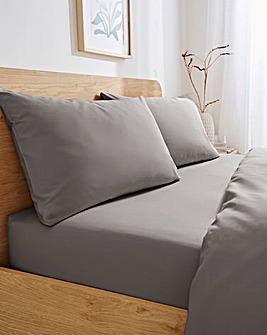 Non Iron Plain Dye Fitted Sheet