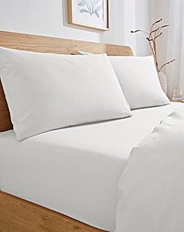 Non Iron Plain Dye Extra Deep Fitted Sheet