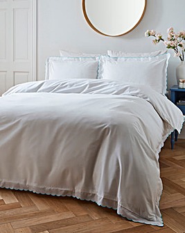 100% Cotton Scalloped Edge Duvet Set