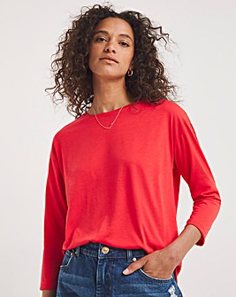 The Raspberry Slouch Top