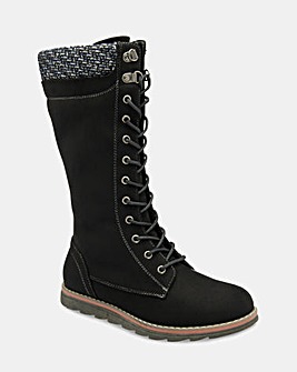 Lotus Diego Lace Up High Leg Boot Standard Fit