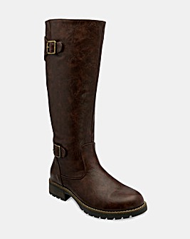 Lotus Brandi Knee High Buckle Boot Standard Fit