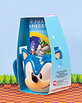 Sonic the Hedgehog Mug and Puzzle