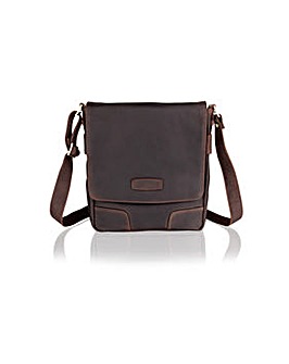 Woodland Leather Messenger Bag