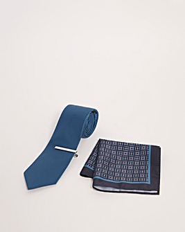 Tie, Pin & Pocket Square Set